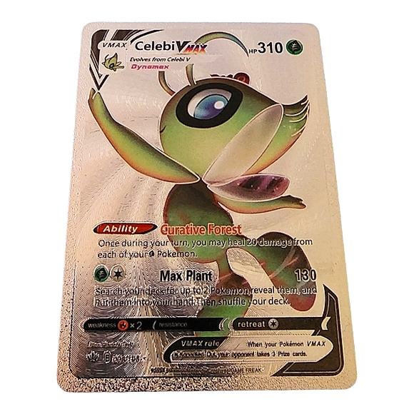 ❤Collector's Celebi V-Max 310hp Silver Foil Pokemon Card
